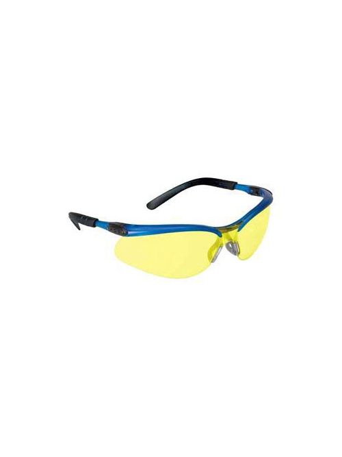 Product image for 3M 11524-00000-20 3M™ BX™ Protective Eyewear. 11524-00000-20 Light Amber Anti-Fog Lens,Ocean Blue Frame 20 EA/Case