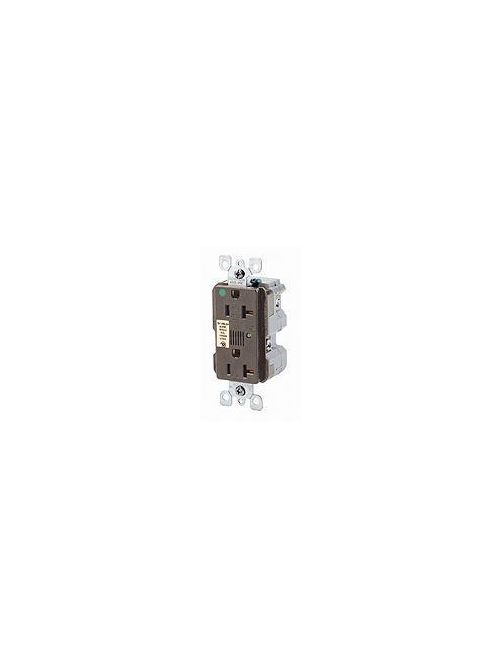 Leviton 8380-W 125 Volt 20 Amp 2-Pole 3-Wire NEMA 5-20R 1 Hp White Nylon Feed-Through Straight Blade Duplex Receptacle Leviton 8380-W 125 Volt 20 Amp 2-Pole 3-Wire NEMA 5-20R 1 Hp White Nylon Feed-Through Straight Blade Duplex Receptacle