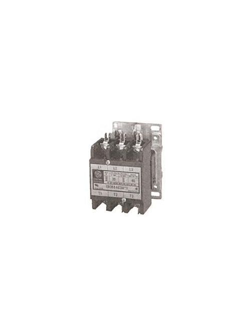 Product image for GE Industrial Solutions CR353AC3AH1 3-Pole 24 Volt 30 Amp Standard Full Voltage Definite Purpose Contactor