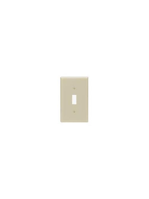 LEVITON 86001 1GANG IVORY SWITCHWALLPLATE LEVITON 86001 1GANG IVORY SWITCHWALLPLATE