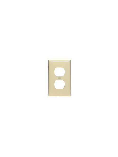 Leviton 80703-I 2.75 x 0.215 x 4.5 Inch 1-Gang Smooth Ivory Thermoplastic Nylon Device Mount Standard Receptacle Wallplate Leviton 80703-I 2.75 x 0.215 x 4.5 Inch 1-Gang Smooth Ivory Thermoplastic Nylon Device Mount Standard Receptacle Wallplate