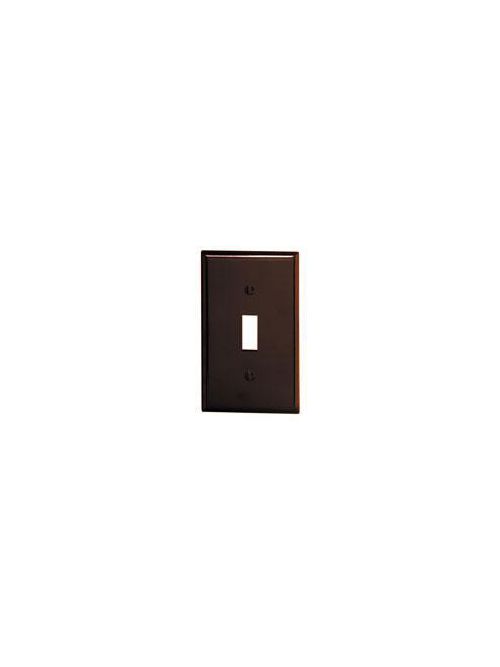 LEVITON 85001 1GANG BROWN SWITCHWALLPLATE LEVITON 85001 1GANG BROWN SWITCHWALLPLATE