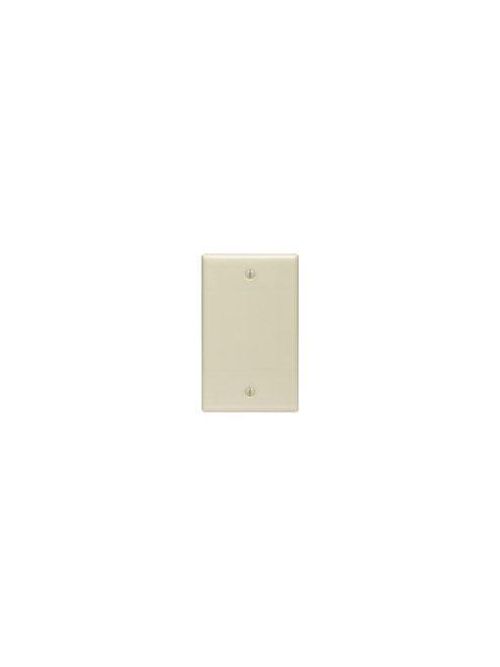 Leviton 86014 2.75 x 0.22 x 4.5 Inch 1-Gang Smooth Ivory Thermoset Box Mount Standard Blank Wallplate Leviton 86014 2.75 x 0.22 x 4.5 Inch 1-Gang Smooth Ivory Thermoset Box Mount Standard Blank Wallplate