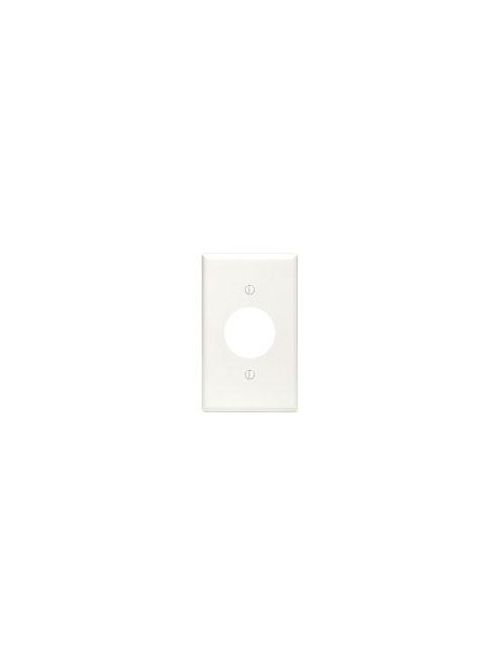 LEVITON 88004 1GANG WHITE SINGLERECEPTACLE WALLPLATE 1.406-IN HOLE LEVITON 88004 1GANG WHITE SINGLERECEPTACLE WALLPLATE 1.406-IN HOLE