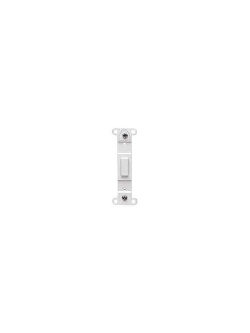 Leviton 80700-I Ivory Nylon No Hole Blank Toggle Wallplate Adapter Leviton 80700-I Ivory Nylon No Hole Blank Toggle Wallplate Adapter