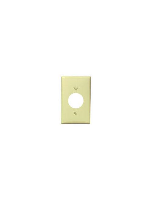 Leviton 80704-I 2.75 x 0.215 x 4.5 Inch 1-Gang Smooth Ivory Thermoplastic Nylon Device Mount Standard Receptacle Wallplate Leviton 80704-I 2.75 x 0.215 x 4.5 Inch 1-Gang Smooth Ivory Thermoplastic Nylon Device Mount Standard Receptacle Wallplate