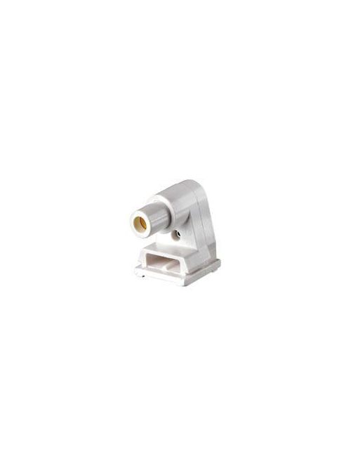 Leviton 2536 1000 Volt 660 W White Thermoset Slide-On Lock-On Pedestal 1-Pin Standard Fluorescent Lampholder Leviton 2536 1000 Volt 660 W White Thermoset Slide-On Lock-On Pedestal 1-Pin Standard Fluorescent Lampholder