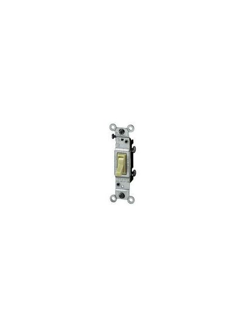 Leviton 1451-2I 120 VAC 15 Amp 1-Pole 1/2 Hp Ivory Thermoplastic Grounding Framed Toggle Quiet Switch Leviton 1451-2I 120 VAC 15 Amp 1-Pole 1/2 Hp Ivory Thermoplastic Grounding Framed Toggle Quiet Switch