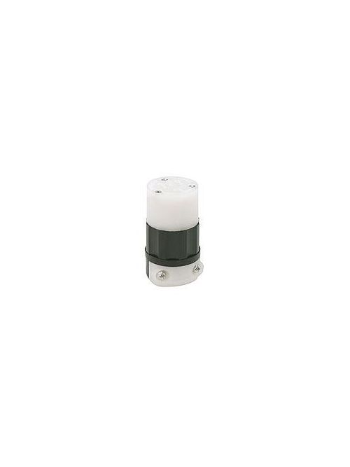 Leviton 5269-C 125 Volt 15 Amp 2-Pole 3-Wire NEMA 5-15R Black/White Nylon Grounding Straight Blade Connector Leviton 5269-C 125 Volt 15 Amp 2-Pole 3-Wire NEMA 5-15R Black/White Nylon Grounding Straight Blade Connector