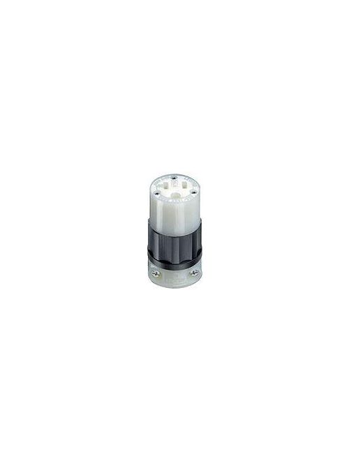 Leviton 5369-C 125 Volt 20 Amp 2-Pole 3-Wire NEMA 5-20R Black/White Nylon Grounding Straight Blade Connector Leviton 5369-C 125 Volt 20 Amp 2-Pole 3-Wire NEMA 5-20R Black/White Nylon Grounding Straight Blade Connector