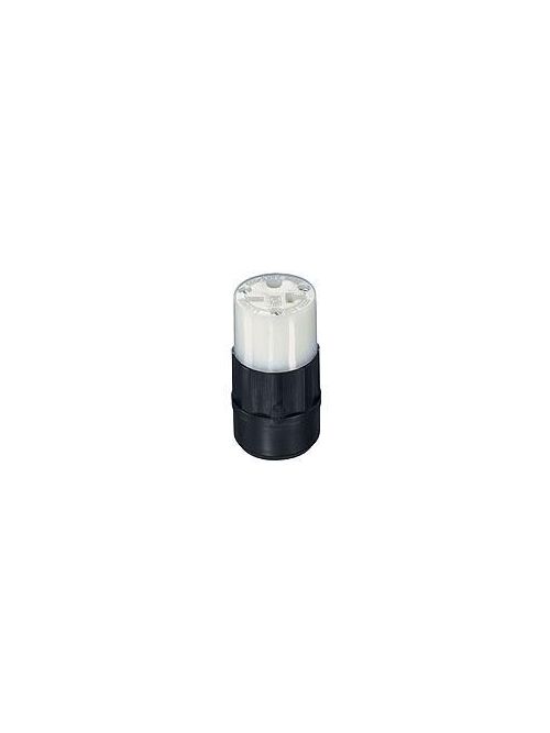 Leviton 5469-C 250 Volt 20 Amp 2-Pole 3-Wire NEMA 6-20R Black/White Nylon Grounding Straight Blade Connector Leviton 5469-C 250 Volt 20 Amp 2-Pole 3-Wire NEMA 6-20R Black/White Nylon Grounding Straight Blade Connector