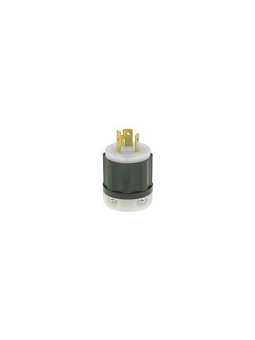 Leviton 2311 125 Volt 20 Amp 2-Pole 3-Wire NEMA L5-20P 1 Hp Black/White Nylon Grounding Locking Plug Leviton 2311 125 Volt 20 Amp 2-Pole 3-Wire NEMA L5-20P 1 Hp Black/White Nylon Grounding Locking Plug