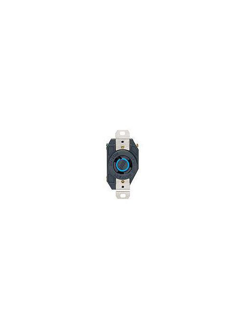 Leviton 2320 250 Volt 20 Amp 2-Pole 3-Wire NEMA L6-20R 2 Hp Black Nylon Grounding Flush Mount Locking Receptacle Leviton 2320 250 Volt 20 Amp 2-Pole 3-Wire NEMA L6-20R 2 Hp Black Nylon Grounding Flush Mount Locking Receptacle