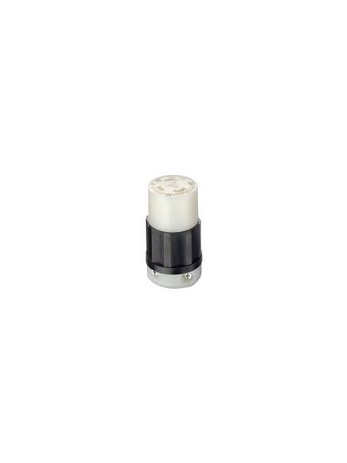 Leviton 2613 125 Volt 30 Amp 2-Pole 3-Wire NEMA L5-30R 2 Hp Black/White Nylon Grounding Locking Connector Leviton 2613 125 Volt 30 Amp 2-Pole 3-Wire NEMA L5-30R 2 Hp Black/White Nylon Grounding Locking Connector