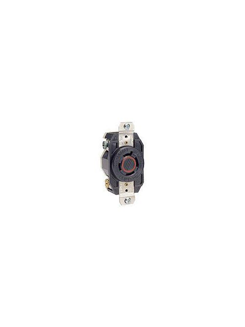 Leviton 2430 480 Volt 20 Amp 3-Pole 4-Wire NEMA L16-20R 5 Hp Black Nylon Grounding Flush Mount Locking Receptacle Leviton 2430 480 Volt 20 Amp 3-Pole 4-Wire NEMA L16-20R 5 Hp Black Nylon Grounding Flush Mount Locking Receptacle