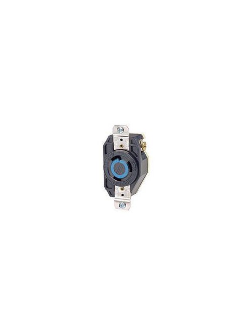 Leviton 2610 125 Volt 30 Amp 2-Pole 3-Wire NEMA L5-30R 2 Hp Black Nylon Grounding Flush Mount Locking Receptacle Leviton 2610 125 Volt 30 Amp 2-Pole 3-Wire NEMA L5-30R 2 Hp Black Nylon Grounding Flush Mount Locking Receptacle
