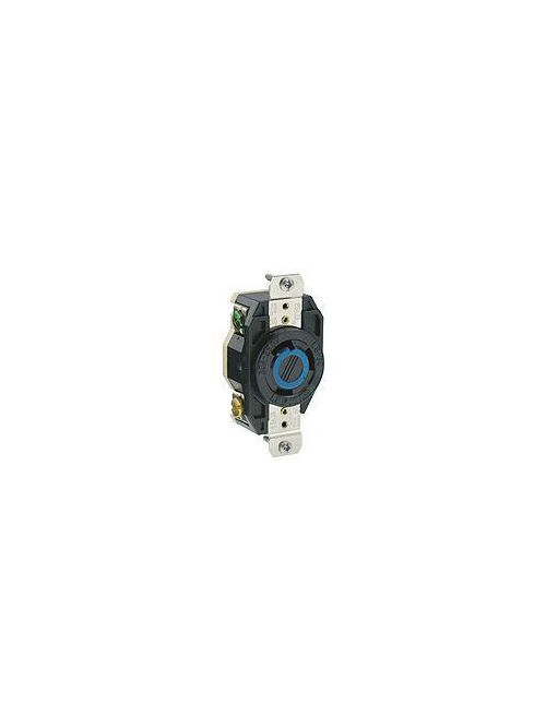 Leviton 2620 250 Volt 30 Amp 2-Pole 3-Wire NEMA L6-30R 2 Hp Black Nylon Grounding Flush Mount Locking Receptacle Leviton 2620 250 Volt 30 Amp 2-Pole 3-Wire NEMA L6-30R 2 Hp Black Nylon Grounding Flush Mount Locking Receptacle