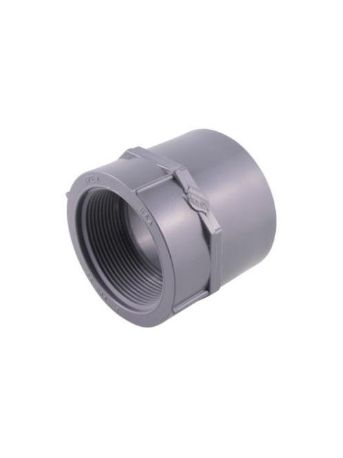 Product image for IPE 036216 (835020) 2IN SCH80 PVC FEMALE ADAPTER SOCxFPT