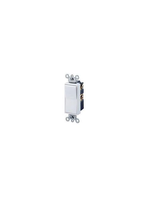 Leviton 5604-2GY 120/277 VAC 15 Amp 2 Hp 4-Way Gray Thermoplastic Grounding Rocker Decorator Quiet Switch Leviton 5604-2GY 120/277 VAC 15 Amp 2 Hp 4-Way Gray Thermoplastic Grounding Rocker Decorator Quiet Switch