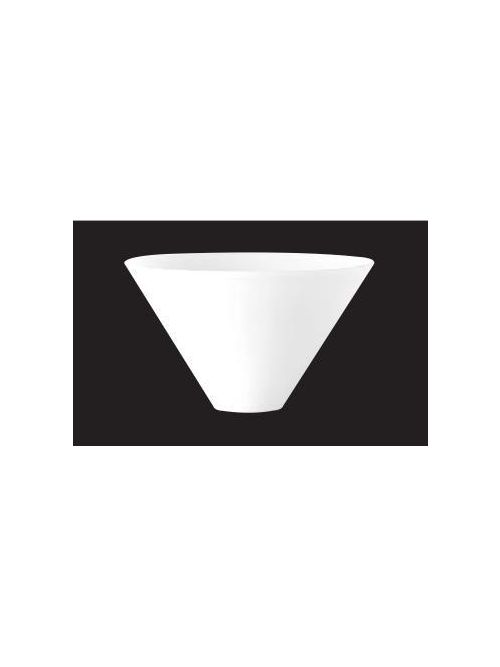 Product image for JNO TLP300WH WHITE FROSTED GLASS TRAC12 SHADE, GLASS CONE