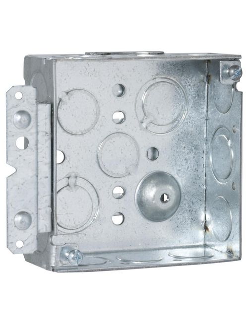 RACO 189HWP 4SQ BOX 1-1/2 DEEP H-BR RACO 189HWP 4SQ BOX 1-1/2 DEEP H-BR