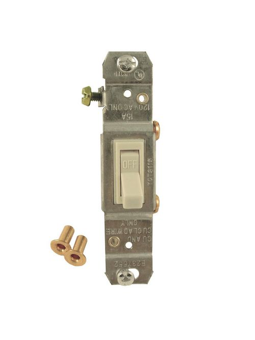 RACO 5201-0 TOGGLE SWITCH SP 125V 1 RACO 5201-0 TOGGLE SWITCH SP 125V 1