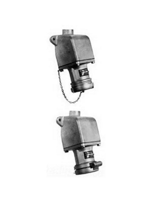 Appleton ADRE6034-125 60 Amp 3-Wire 4-Pole Receptacle and Mounting Box