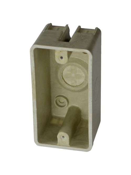 Allied Moulded Products 9318 2 x 2-3/16 x 4-3/16 Inch 12.8 In Fiberglass Surface Mount Switch/Receptacle Outlet Box Allied Moulded Products 9318 2 x 2-3/16 x 4-3/16 Inch 12.8 In Fiberglass Surface Mount Switch/Receptacle Outlet Box