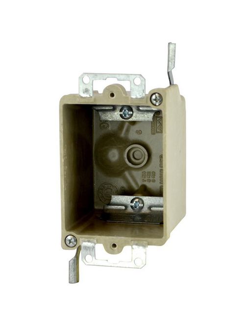 Allied Moulded Products 9331-EWC2 2-1/2 x 2-3/8 Inch 3-1/4 Inch 14 In 1-Gang Fiberglass Switch/Receptacle Outlet Box Allied Moulded Products 9331-EWC2 2-1/2 x 2-3/8 Inch 3-1/4 Inch 14 In 1-Gang Fiberglass Switch/Receptacle Outlet Box