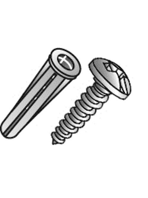 Minerallac 39818 #8 201-Piece Red Plastic Combination Slotted/Phillips Drive Pan Head Conical Anchor Kit Minerallac 39818 #8 201-Piece Red Plastic Combination Slotted/Phillips Drive Pan Head Conical Anchor Kit