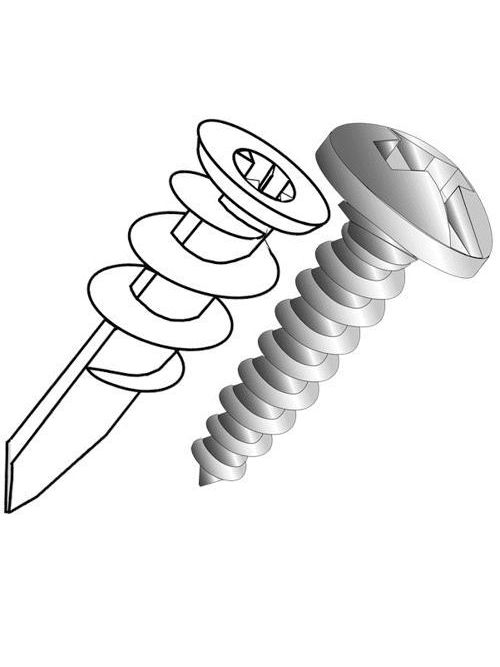 Minerallac 39921 #8 101-Piece White Plastic Combination Slotted/Phillips Drive Pan Head Anchor Kit Minerallac 39921 #8 101-Piece White Plastic Combination Slotted/Phillips Drive Pan Head Anchor Kit