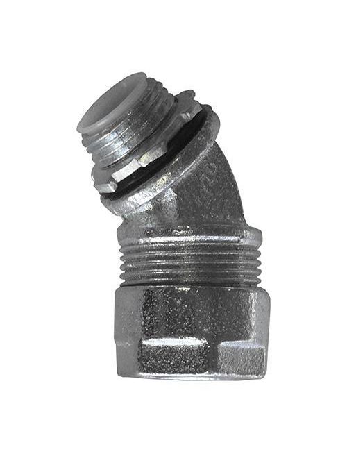 Product image for OZG 4Q-4100TG 1 IN 45 DEG CONN LFMC