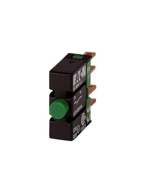 Product image for ETN E10 N/O CONTACT BLK GREEN
