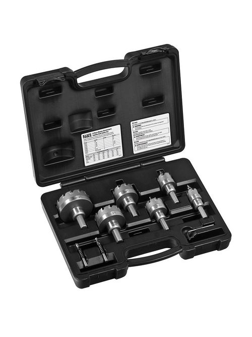 Klein 31873 8-Piece Master Electrician Hole Cutter Kit Klein 31873 8-Piece Master Electrician Hole Cutter Kit