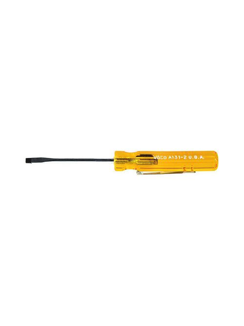 Klein A131-2 1/8 Inch Cabinet-Tip Pocket-Clip Screwdriver Klein A131-2 1/8 Inch Cabinet-Tip Pocket-Clip Screwdriver