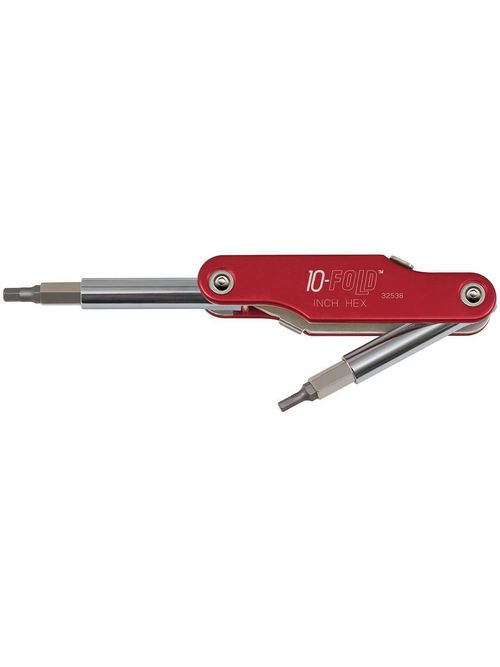 Klein Tools 32538 Red Handle Steel Hex 10-In-1 Folding Screwdriver/Nutdriver Klein Tools 32538 Red Handle Steel Hex 10-In-1 Folding Screwdriver/Nutdriver