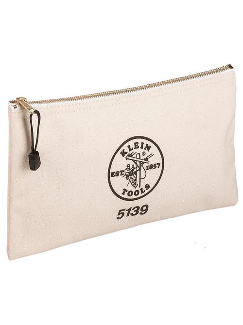 Klein 5139 12-1/2 x 7 Inch Canvas Zipper Tool Bag Klein 5139 12-1/2 x 7 Inch Canvas Zipper Tool Bag