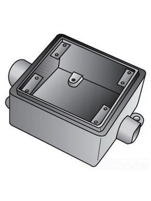 Product image for OZG FDC250 FDC 2 GANG CAST BOX 1/2