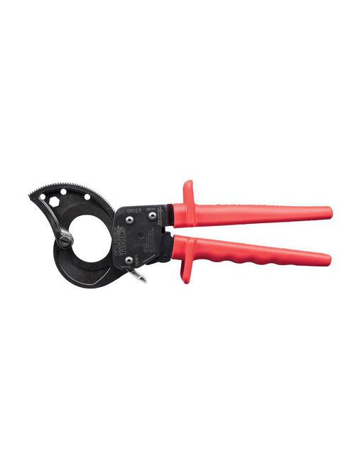 Klein 63060 10-1/4 x 1-1/8 Inch Red Handle Ratcheting Cable Cutter Klein 63060 10-1/4 x 1-1/8 Inch Red Handle Ratcheting Cable Cutter