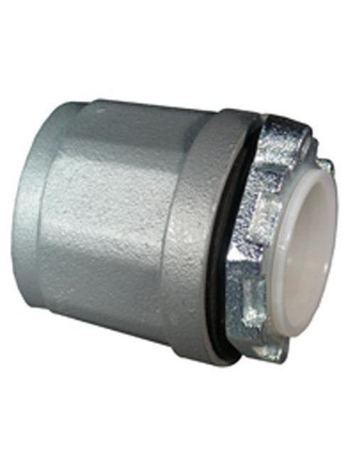 Product image for Appleton HUB-150 1-1/2" Threaded Rigid/IMC Conduit Hub, Insulated Throat, Malleable Iron