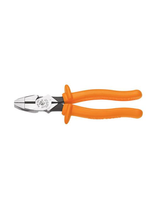 Klein D2000-9NE-INS 9 Inch Insulated High Leverage Side Cutting Pliers Klein D2000-9NE-INS 9 Inch Insulated High Leverage Side Cutting Pliers