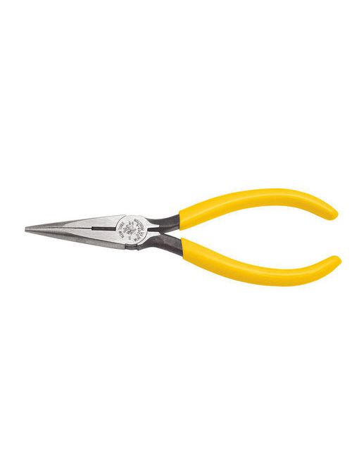 Klein D203-6 6 Inch Side Cutting Standard Long Nose Pliers Klein D203-6 6 Inch Side Cutting Standard Long Nose Pliers
