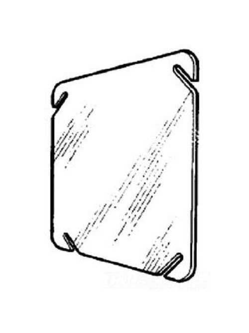 Product image for Mulberry 11301 4-11/16" Galvanized Steel Flat Square Box Cover