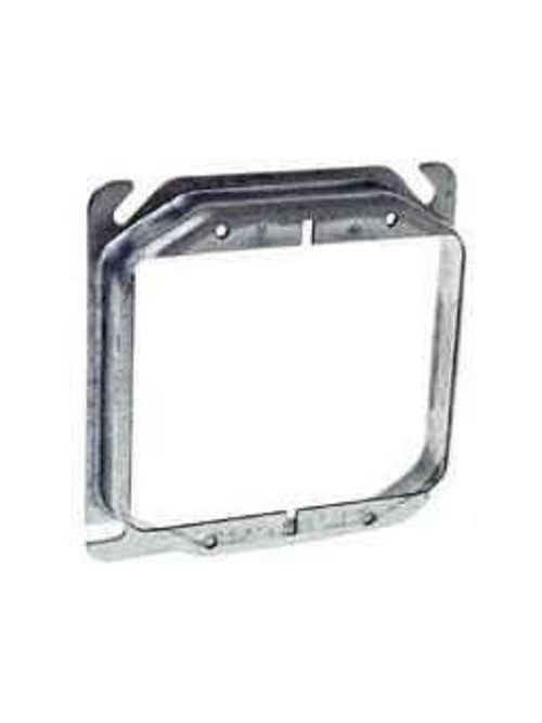 Product image for Mulberry 11335 4-11/16" 2-Gang Galvanized Steel Flat Square Box Cover