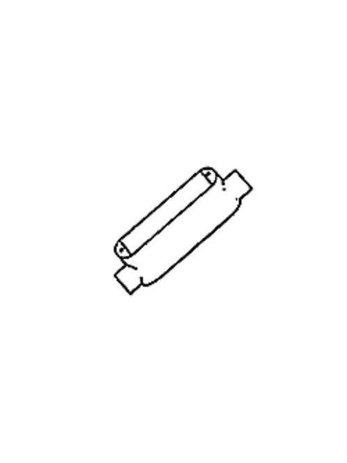 Product image for Mulberry 12836 2" Hub Electrostatic Powder Coated Die-Cast Aluminum Type C Threaded Conduit Body