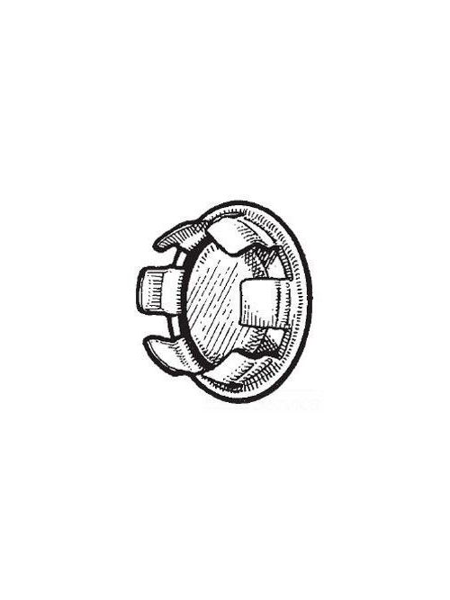 Product image for Mulberry 40111 1/2" Closed Knockout Seal, Bright Zinc Plated Steel