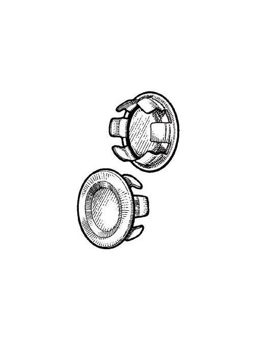 Product image for Mulberry 40115 1-1/2" Closed Knockout Seal, Bright Zinc Plated Steel