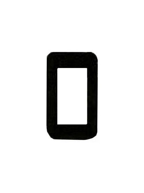 Product image for Mulberry 76401 1-Gang White Semi Gloss Steel 1-Block Duplex/GFI Receptacle Wallplate