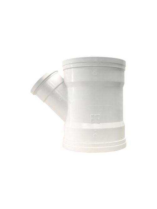 Product image for IPE 043315 12 X 12 X 10 PVC GASKETED WYE FITTING