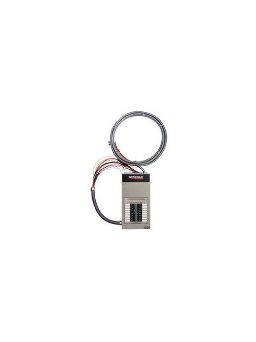 Product image for GENERAC RTG12EZA1 12 CIRCUIT RTS TRANSFER SW AND LOAD CENTER 50A 120/240 1PH NEMA 1